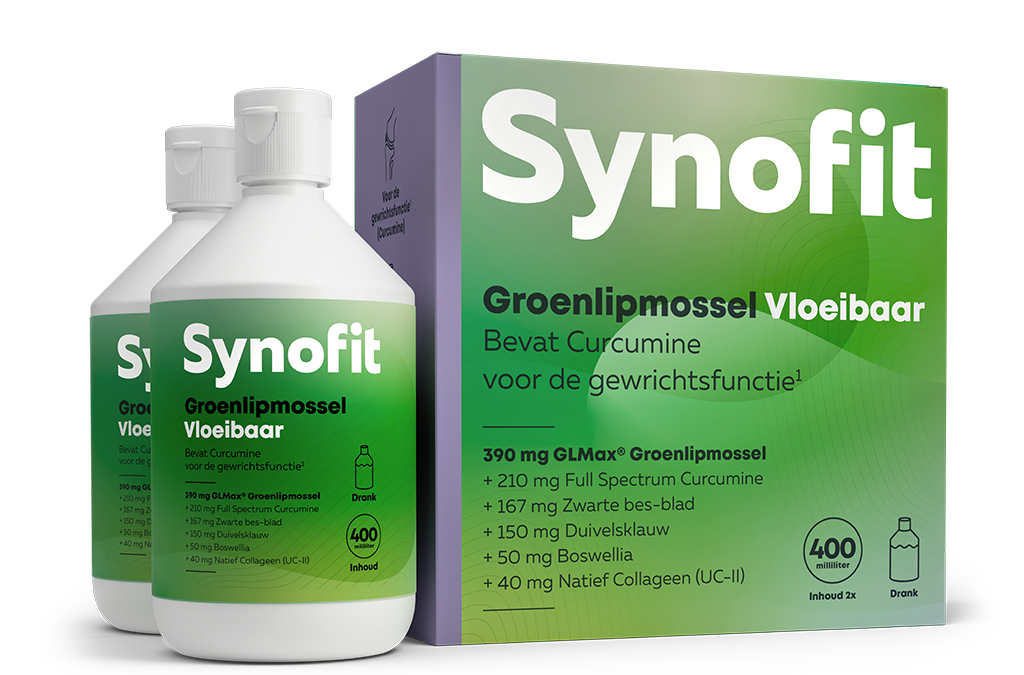 Synofit Groenlipmossel PLUS Vloeibaar 2 x 400 ml – opbouwkuur
